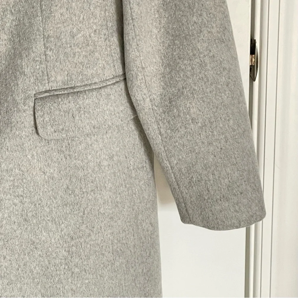 J. Crew Gray Single Breasted Peacoat Wool by Nello Gori - No Bag - Picture 5 of 14